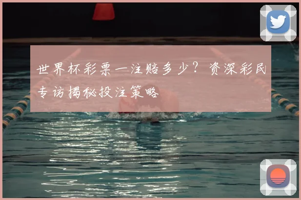 世界杯彩票一注赔多少?资深彩民专访揭秘投注策略